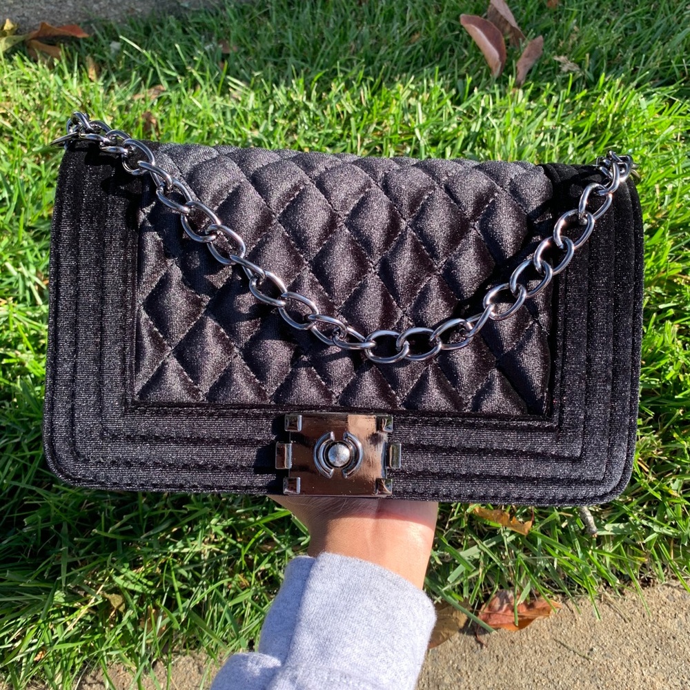 Velour purse